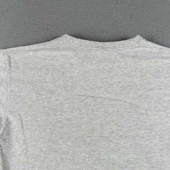 Vintage 90s Wolf Shirt Men’s Large Gray Northern Night‎ Lights Wildlife - Picture 13 of 16